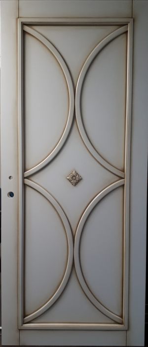 Межкомнатная дверь в профиле массив (эмаль с патиной) Нижний Новгород